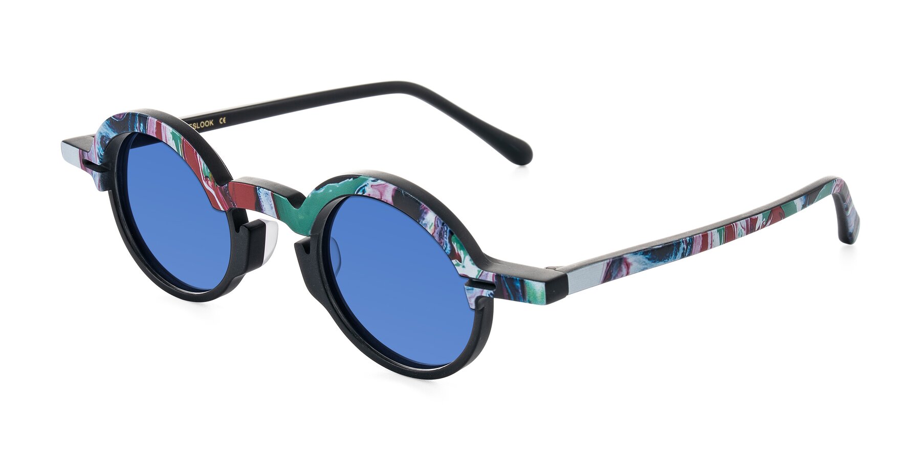 Angle of Maizel in Deep Night with Blue Tinted Lenses