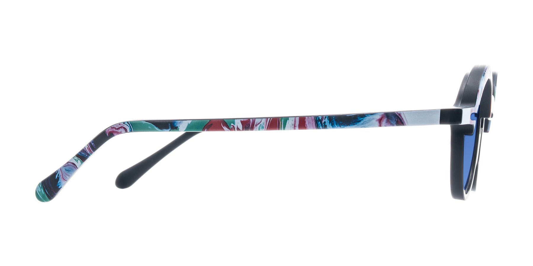 Side of Maizel in Deep Night with Blue Tinted Lenses