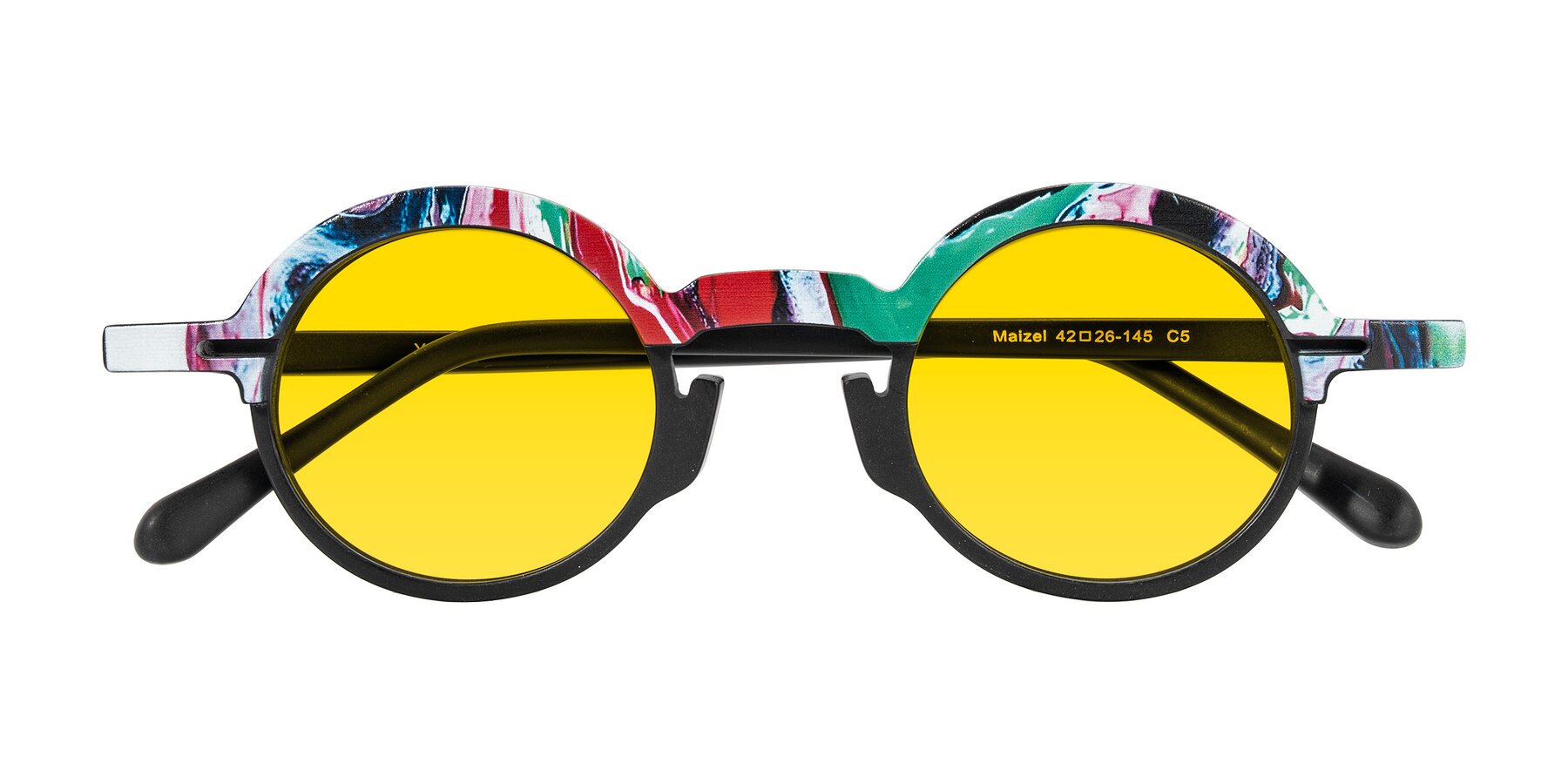 Folded Front of Maizel in Deep Night with Yellow Tinted Lenses