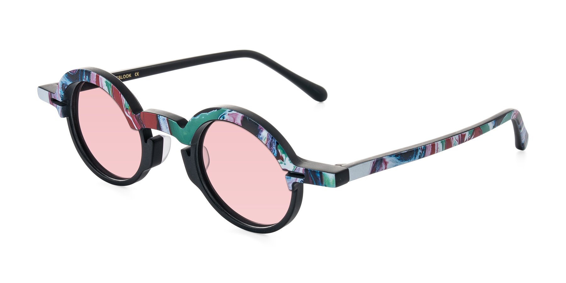 Angle of Maizel in Deep Night with Light Garnet Tinted Lenses