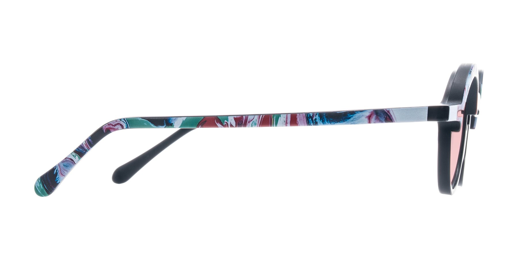 Side of Maizel in Deep Night with Light Garnet Tinted Lenses