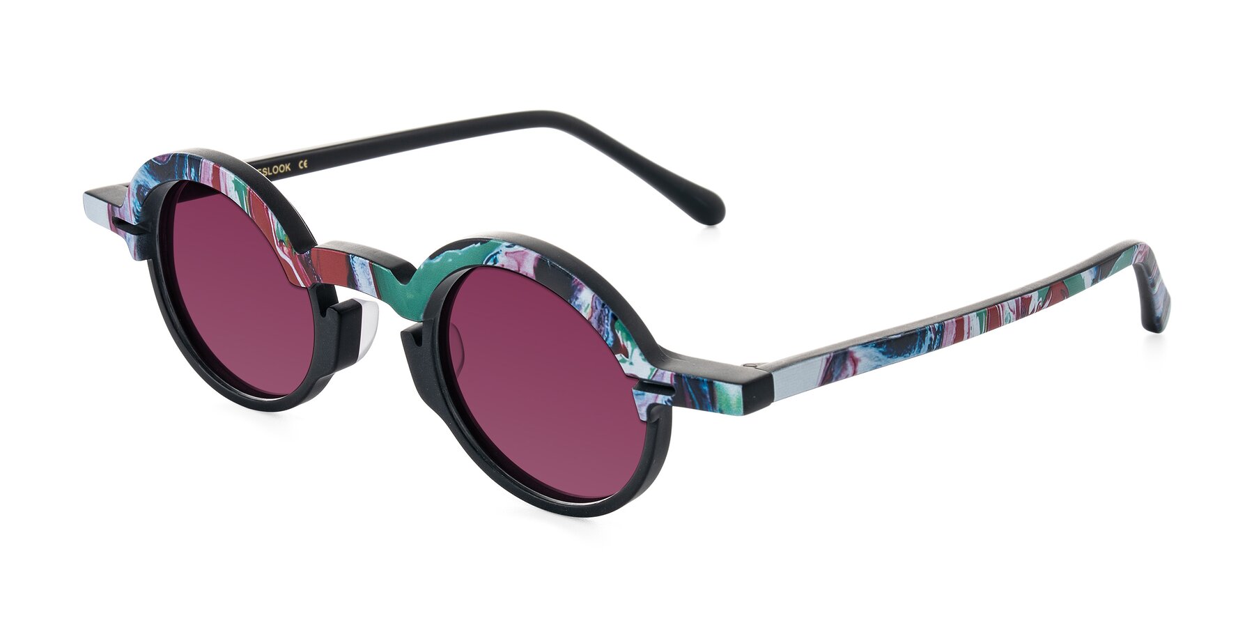 Angle of Maizel in Deep Night with Wine Tinted Lenses