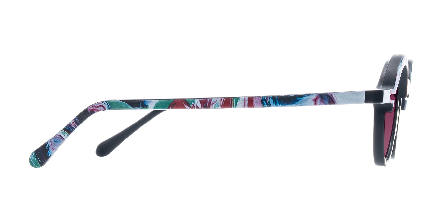 Side of Maizel in Deep Night with Wine Tinted Lenses