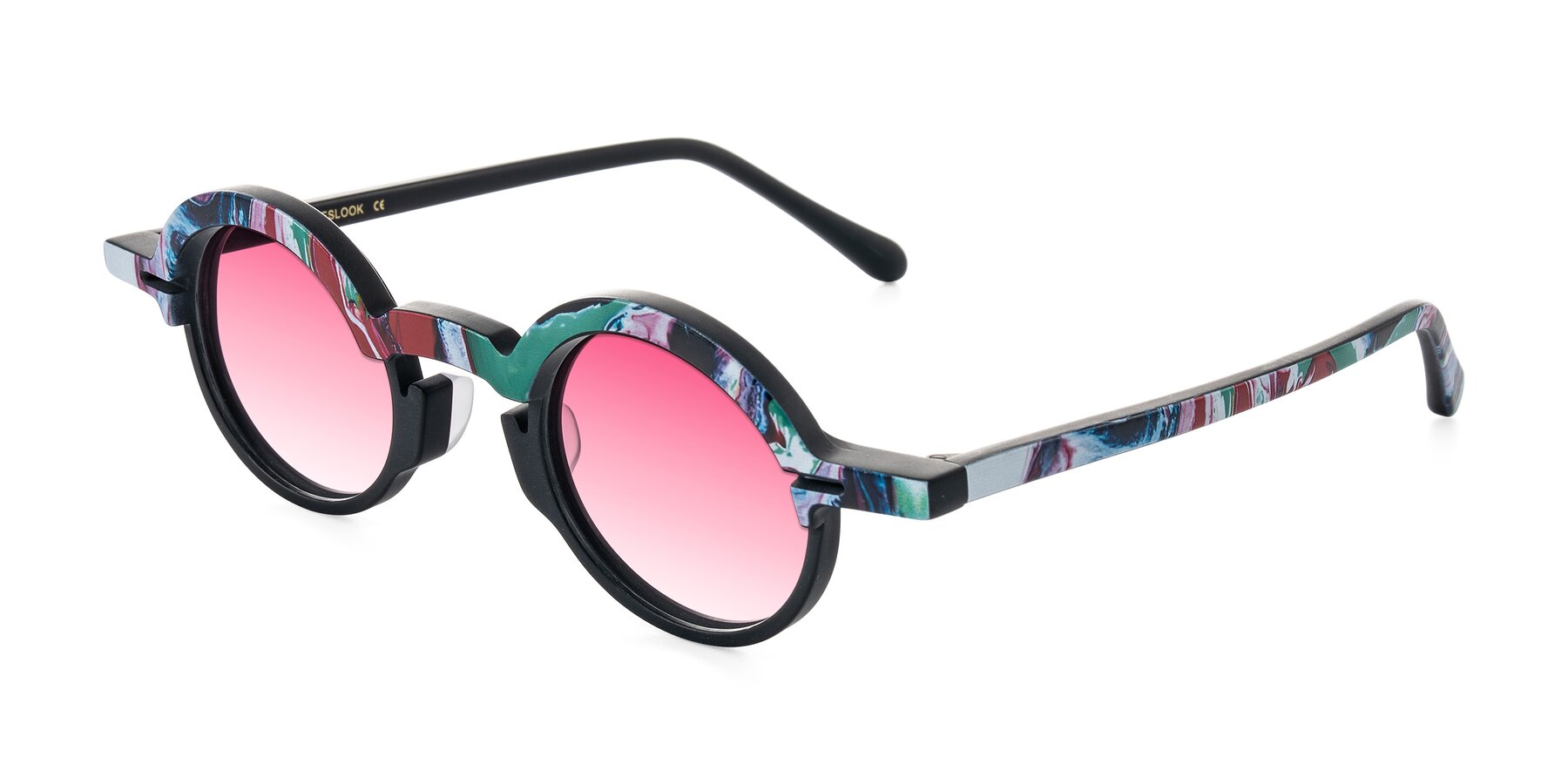 Angle of Maizel in Deep Night with Pink Gradient Lenses