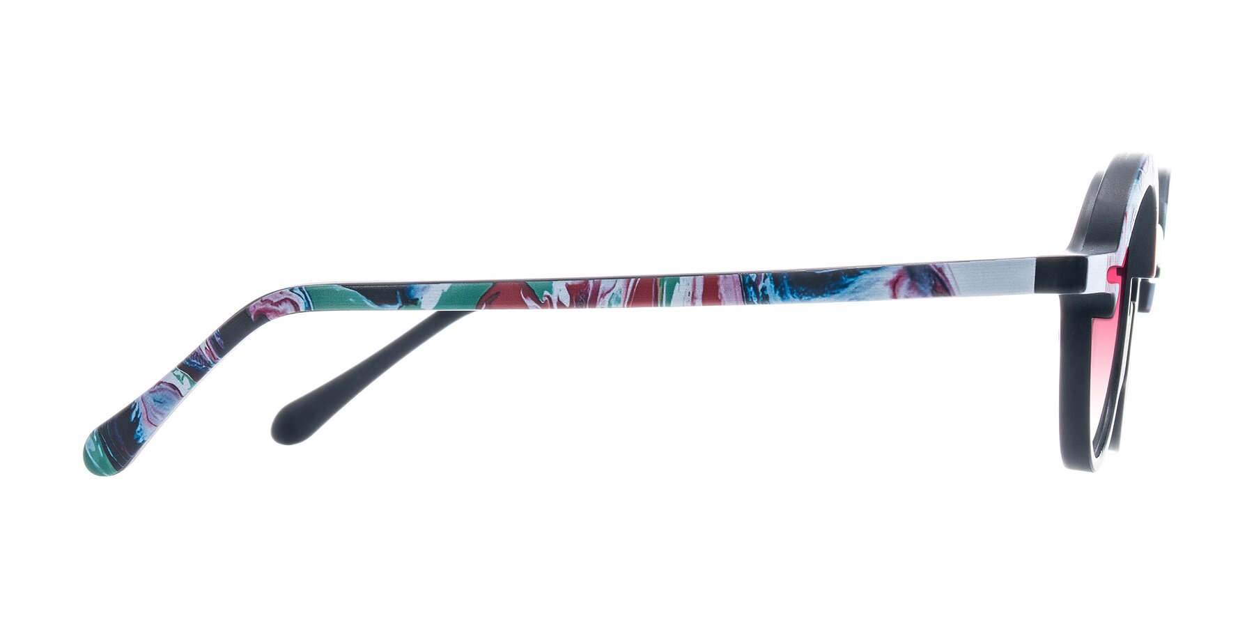 Side of Maizel in Deep Night with Pink Gradient Lenses