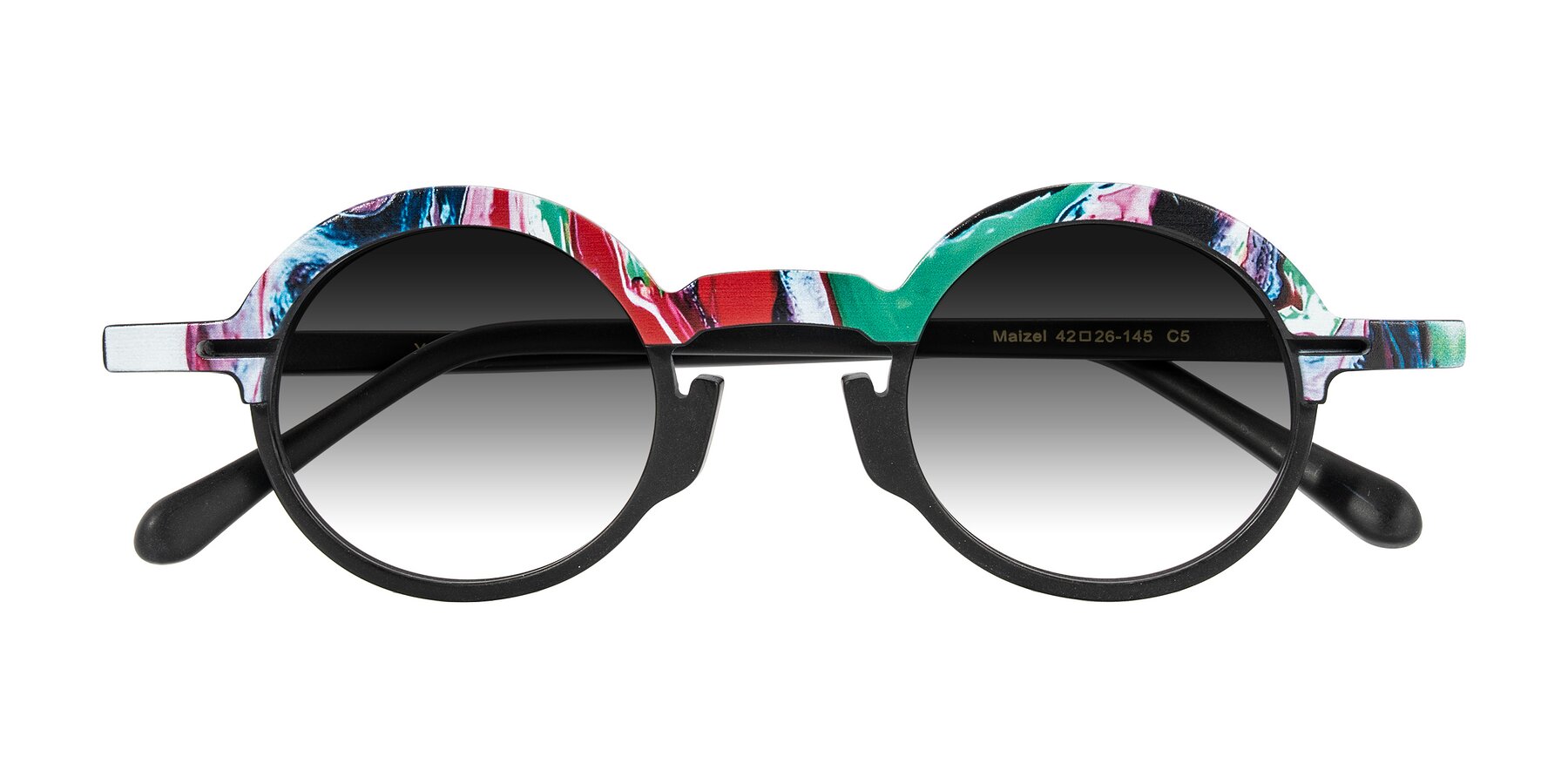 Folded Front of Maizel in Deep Night with Gray Gradient Lenses