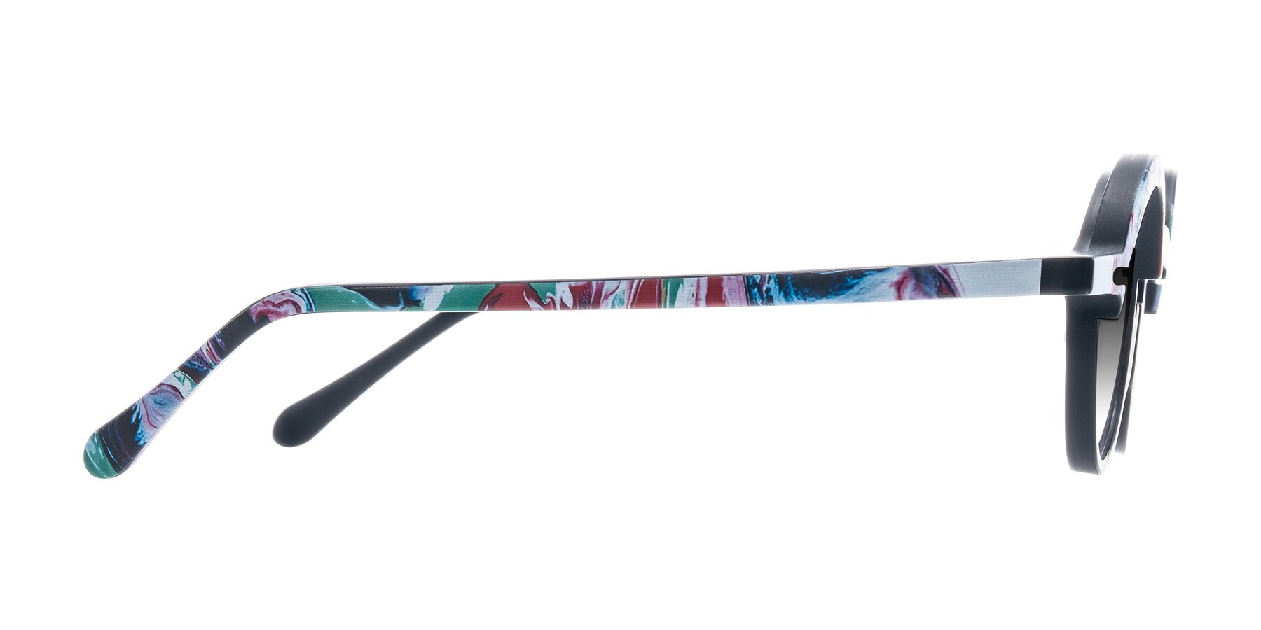 Side of Maizel in Deep Night with Gray Gradient Lenses