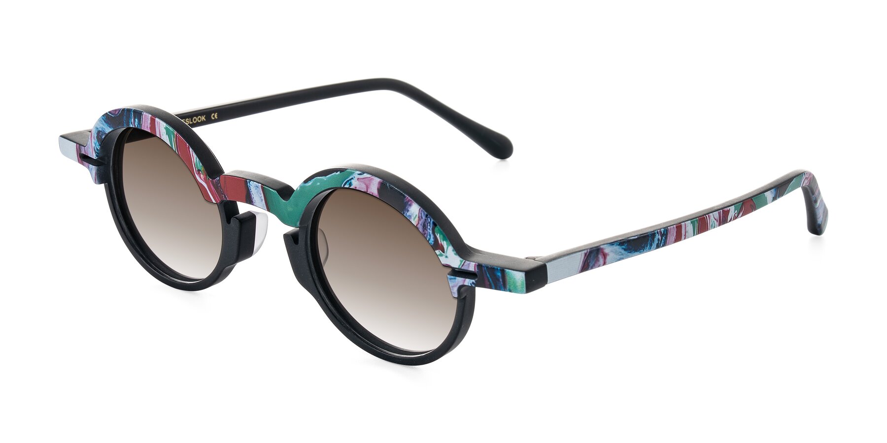 Angle of Maizel in Deep Night with Brown Gradient Lenses