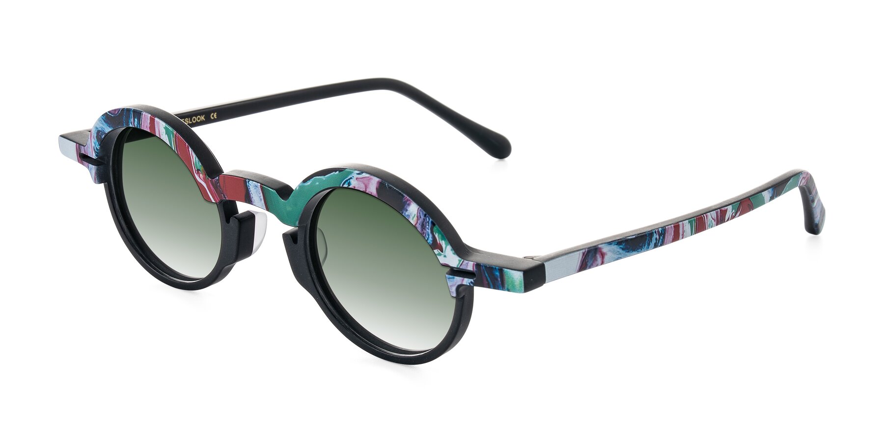 Angle of Maizel in Deep Night with Green Gradient Lenses