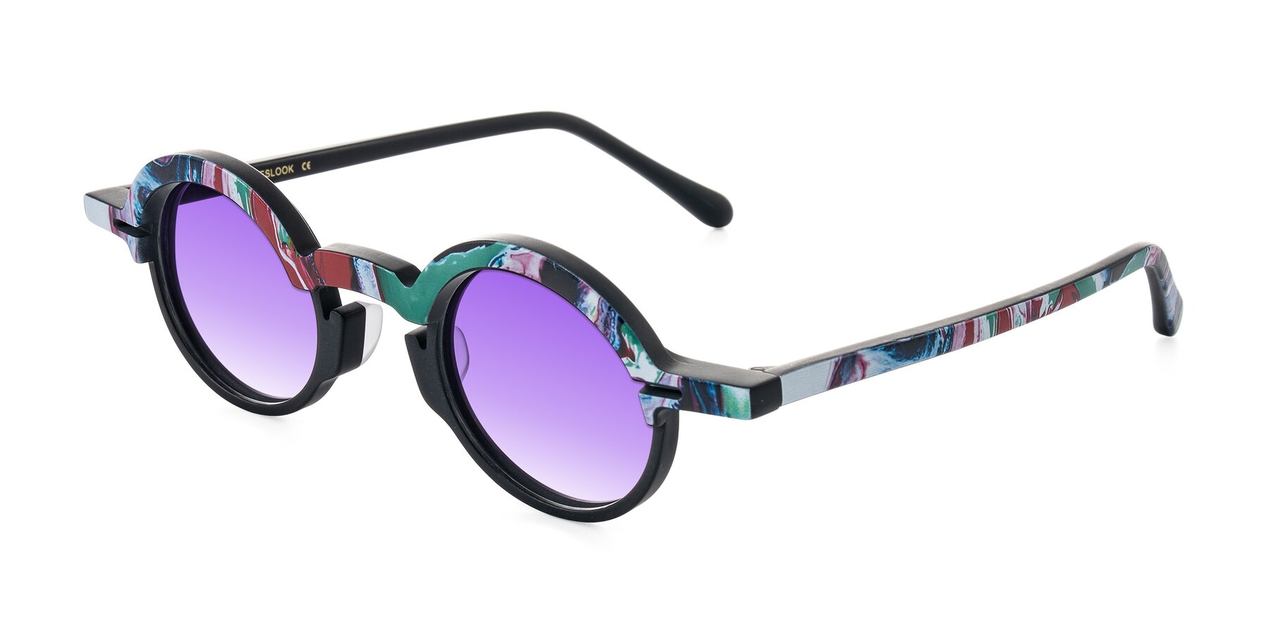 Angle of Maizel in Deep Night with Purple Gradient Lenses