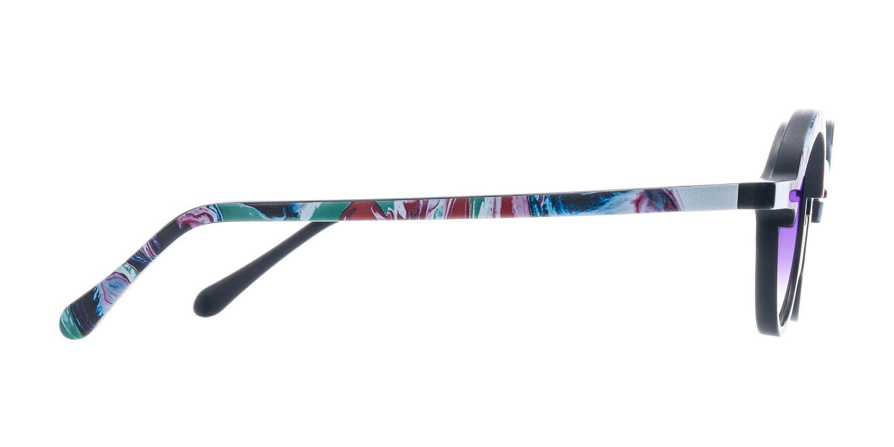 Side of Maizel in Deep Night with Purple Gradient Lenses