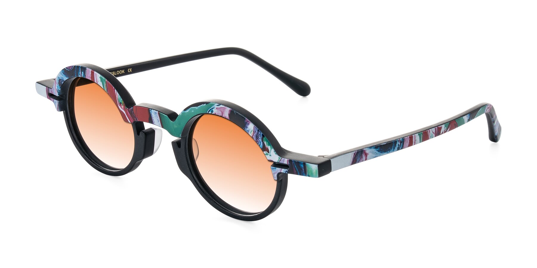 Angle of Maizel in Deep Night with Orange Gradient Lenses