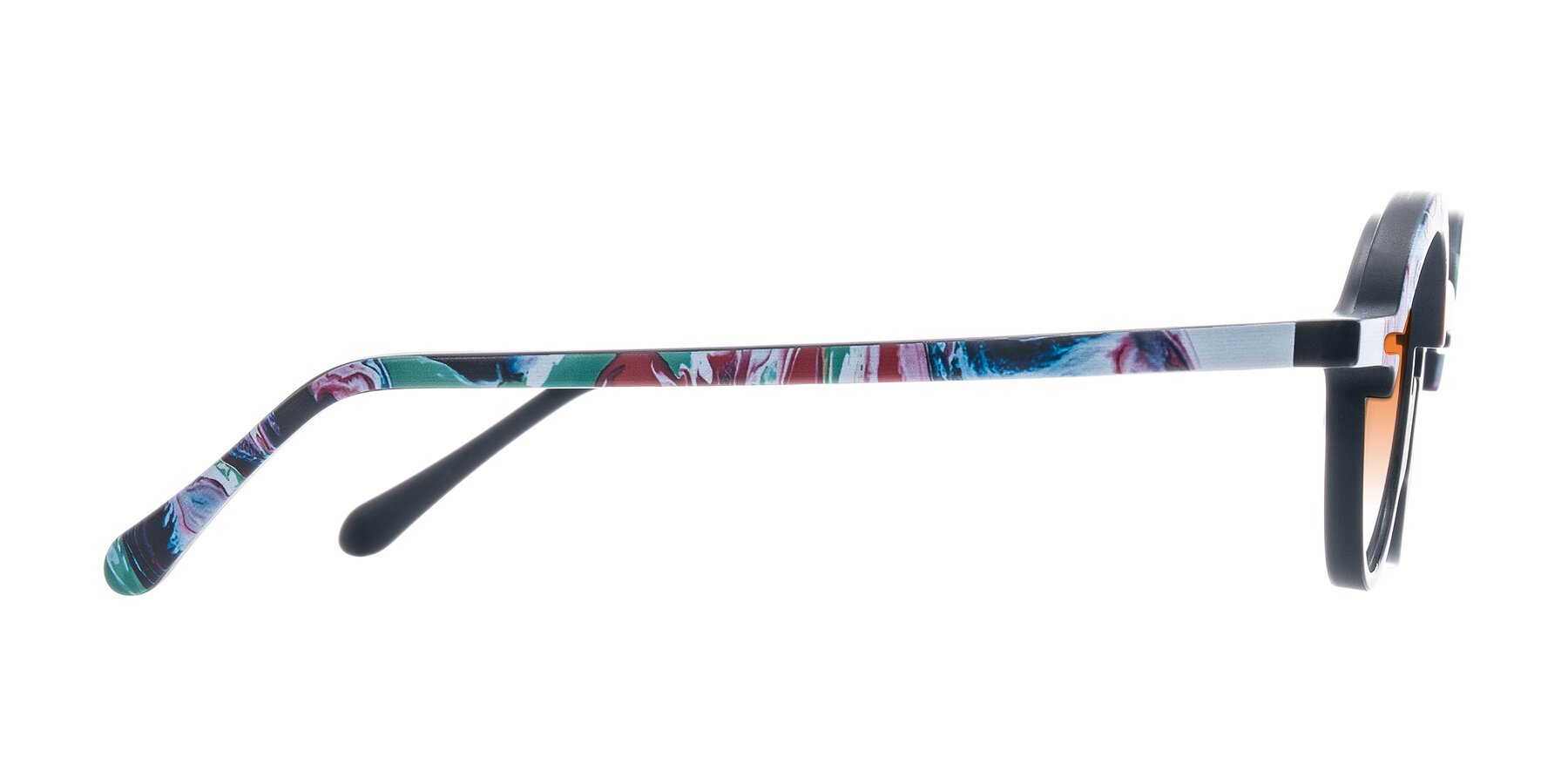 Side of Maizel in Deep Night with Orange Gradient Lenses