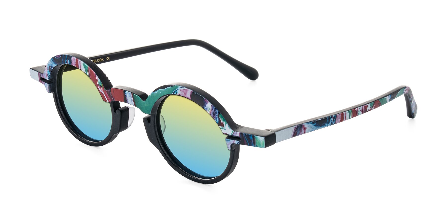 Angle of Maizel in Deep Night with Yellow / Blue Gradient Lenses