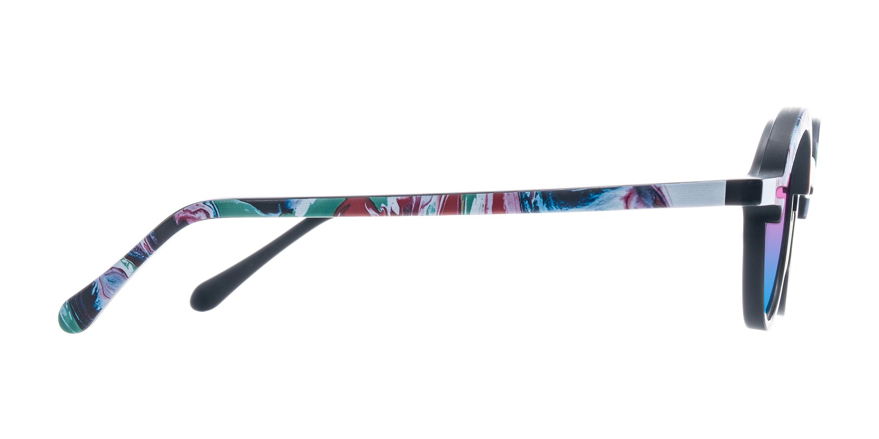 Side of Maizel in Deep Night with Pink / Blue Gradient Lenses