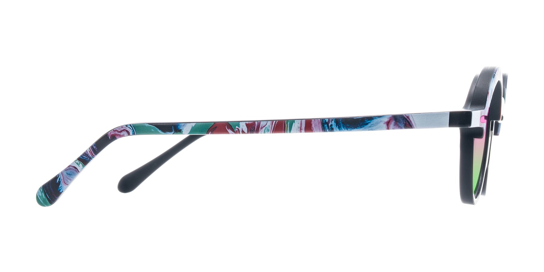 Side of Maizel in Deep Night with Pink / Green Gradient Lenses