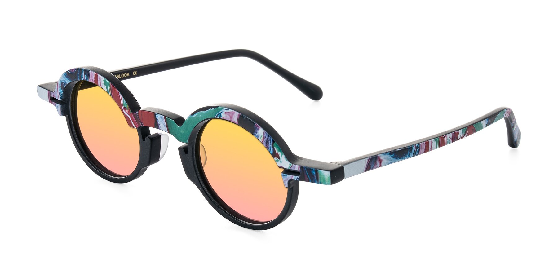 Angle of Maizel in Deep Night with Yellow / Pink Gradient Lenses