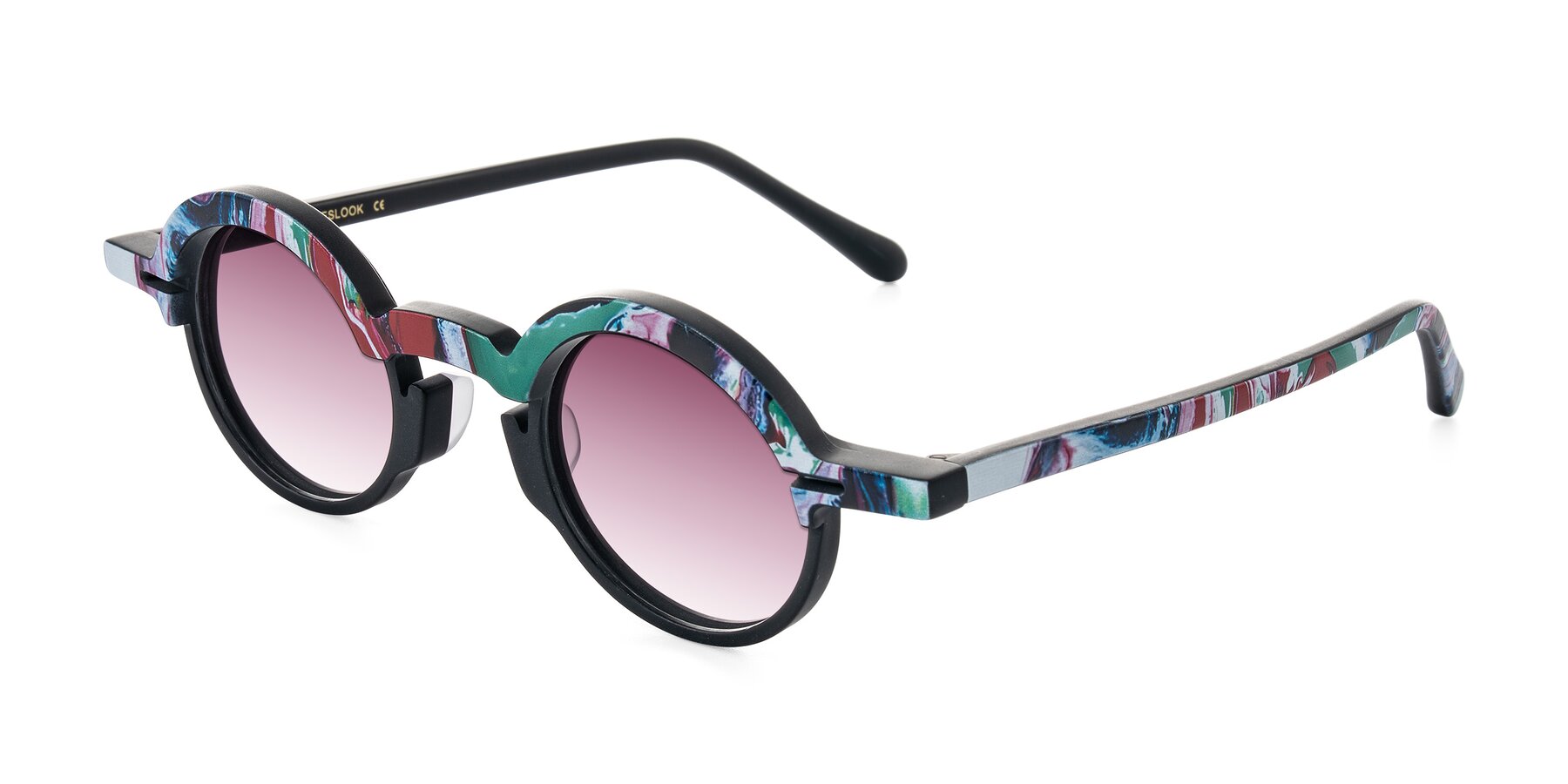 Angle of Maizel in Deep Night with Wine Gradient Lenses