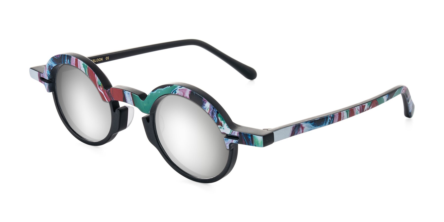 Angle of Maizel in Deep Night with Silver Mirrored Lenses