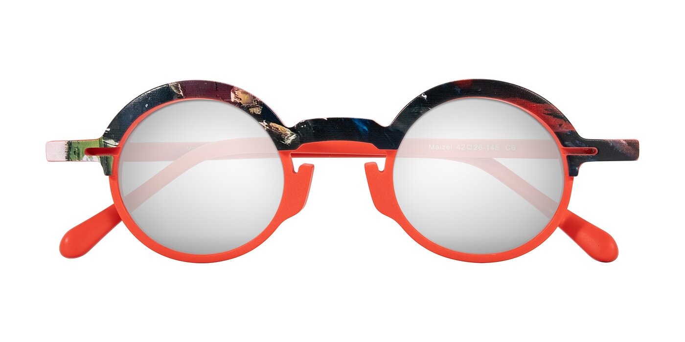 Maizel - Scarlet Mirage Flash Mirrored Sunglasses