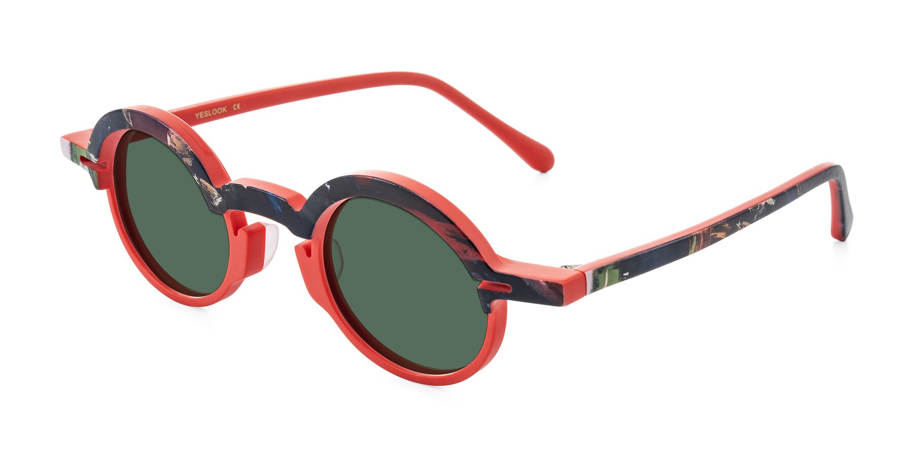 Angle of Maizel in Scarlet Mirage with Green Polarized Lenses