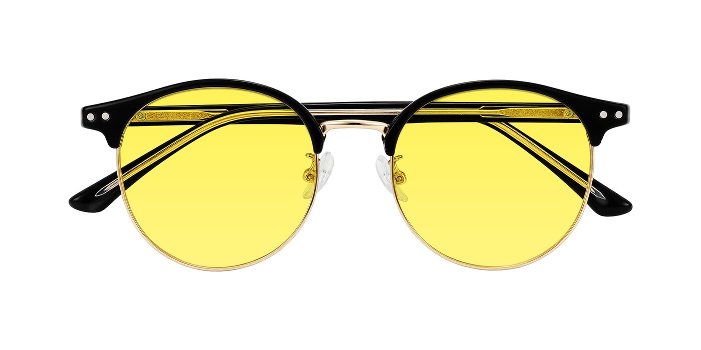 Karnes - Black/Gold Tinted Sunglasses