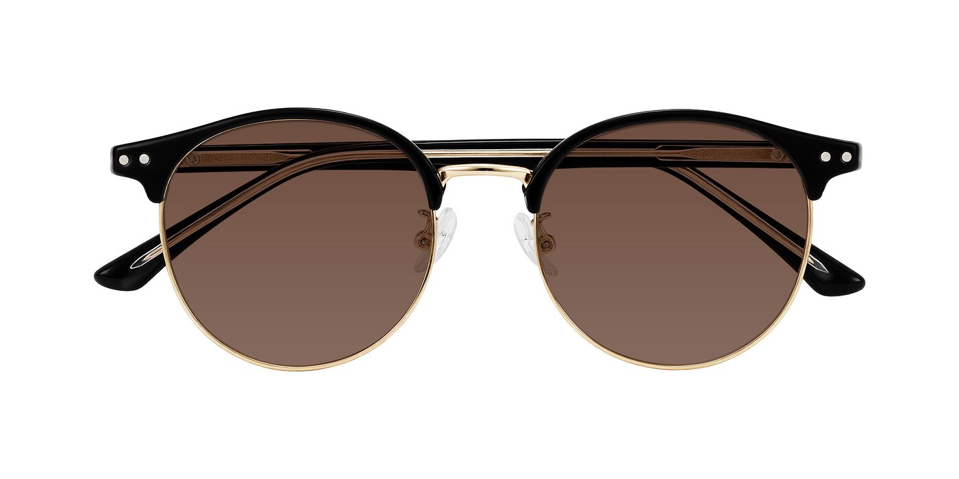 Karnes - Black/Gold Tinted Sunglasses