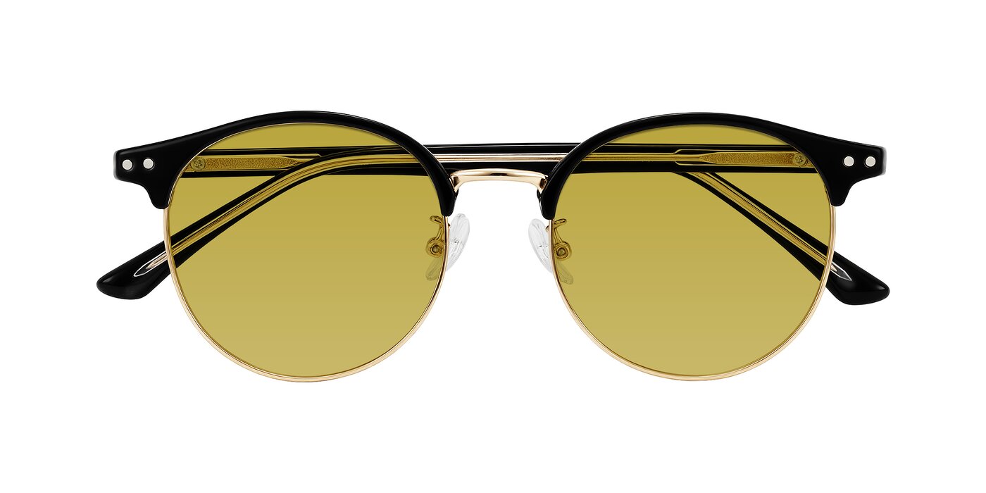 Karnes - Black/Gold Tinted Sunglasses