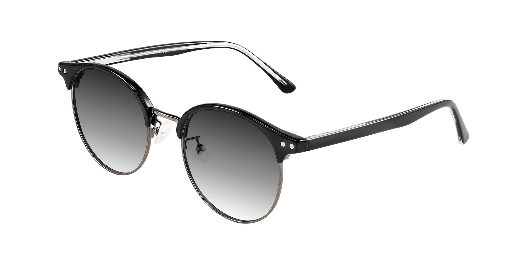 Angle of Karnes in Black/Gunmetal with Gray Gradient Lenses