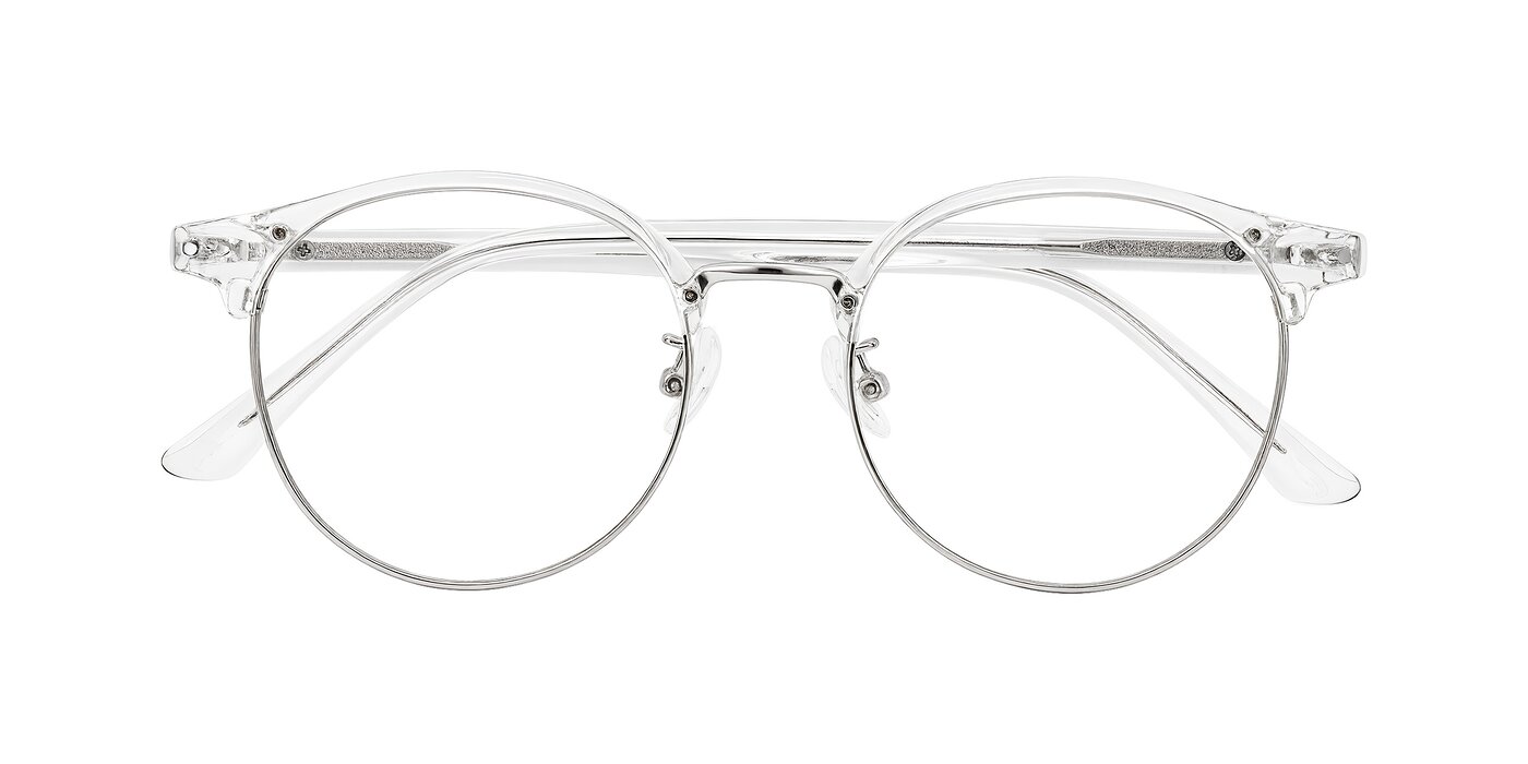 Karnes - Clear/Silver Eyeglasses