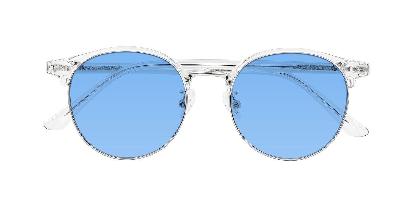 Karnes - Clear/Silver Tinted Sunglasses