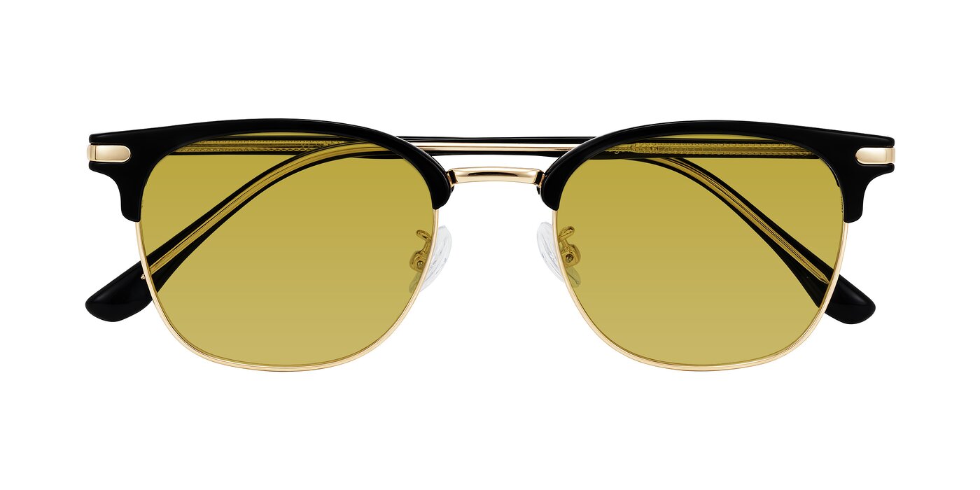 Raguti - Black/Gold Tinted Sunglasses