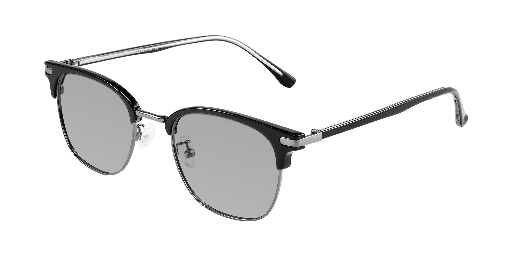 Angle of Raguti in Black/Gunmetal with Light Gray Tinted Lenses