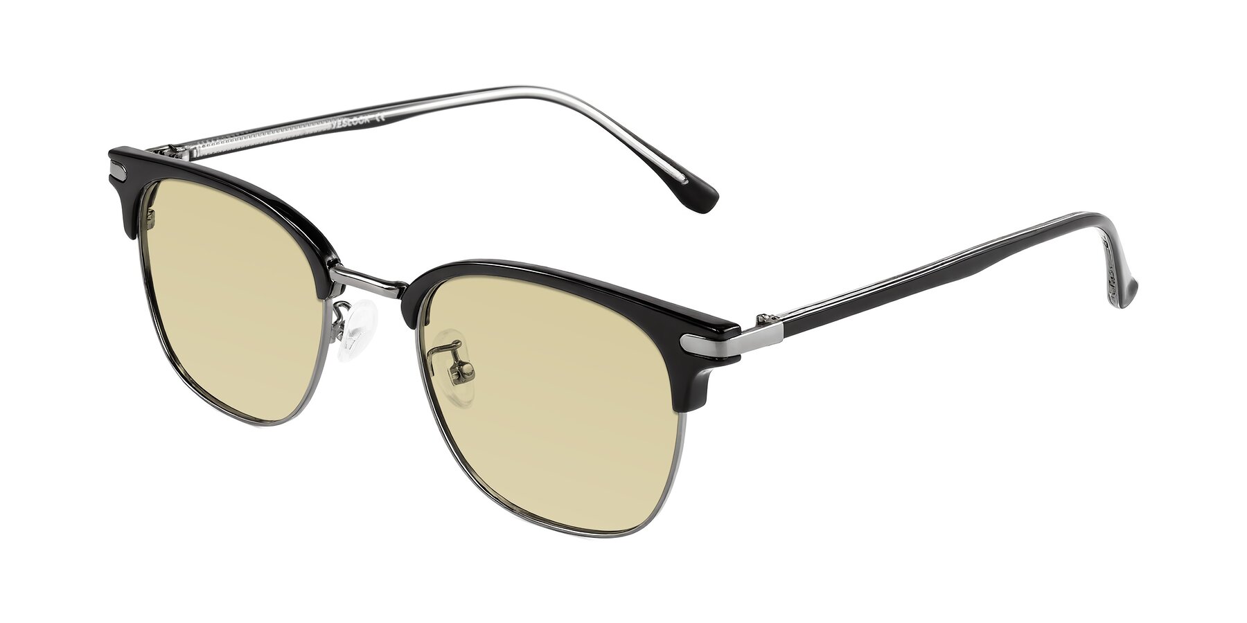 Angle of Raguti in Black/Gunmetal with Light Champagne Tinted Lenses