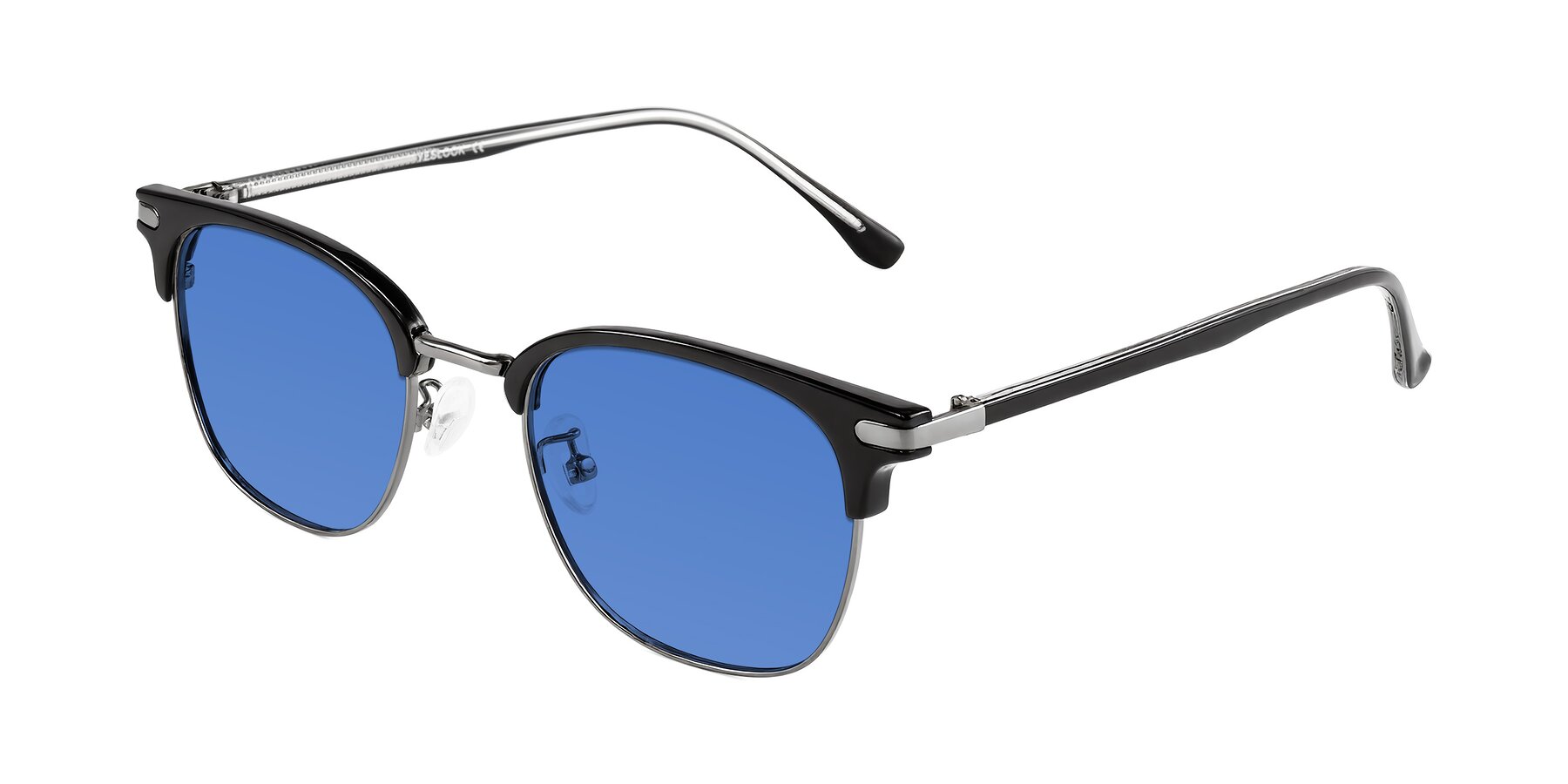 Angle of Raguti in Black/Gunmetal with Blue Tinted Lenses