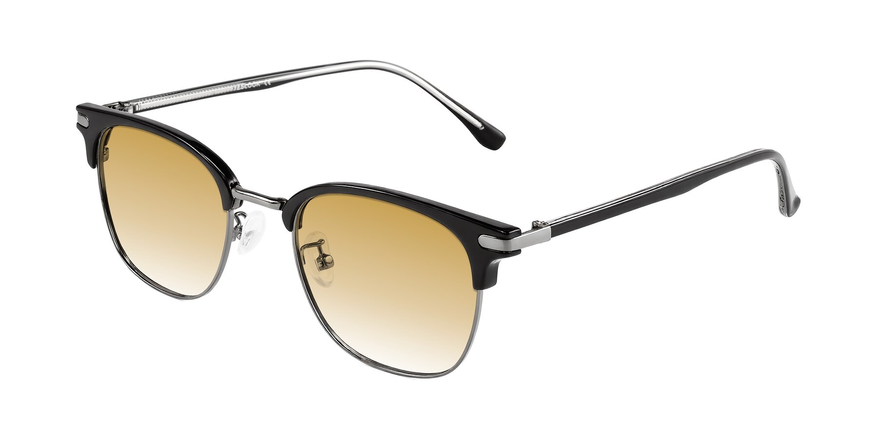 Angle of Raguti in Black/Gunmetal with Champagne Gradient Lenses