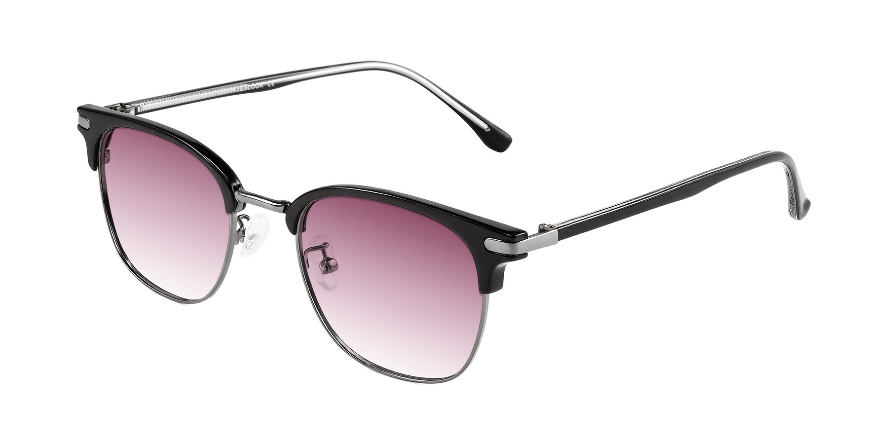 Angle of Raguti in Black/Gunmetal with Wine Gradient Lenses