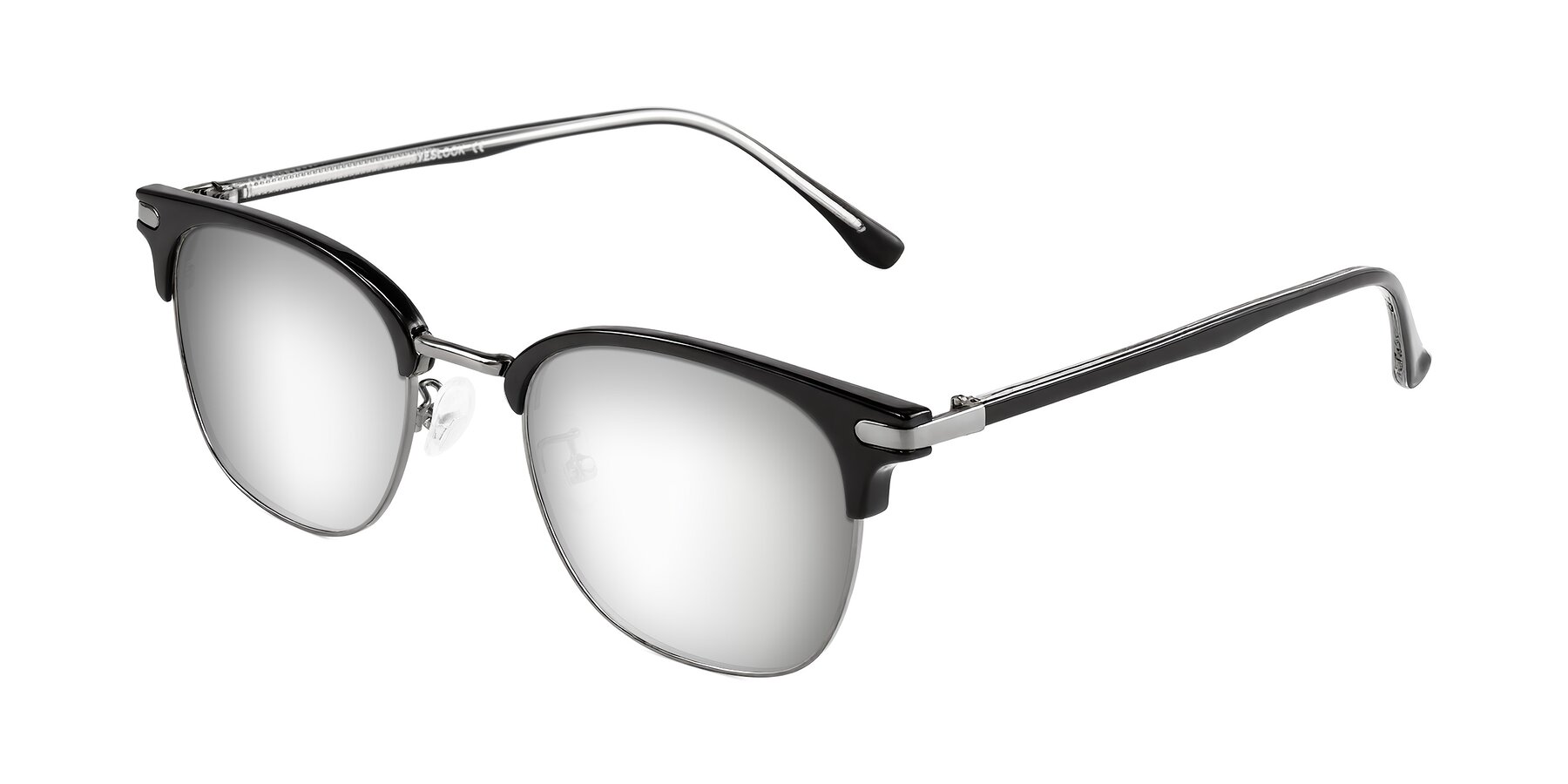 Angle of Raguti in Black/Gunmetal with Silver Mirrored Lenses