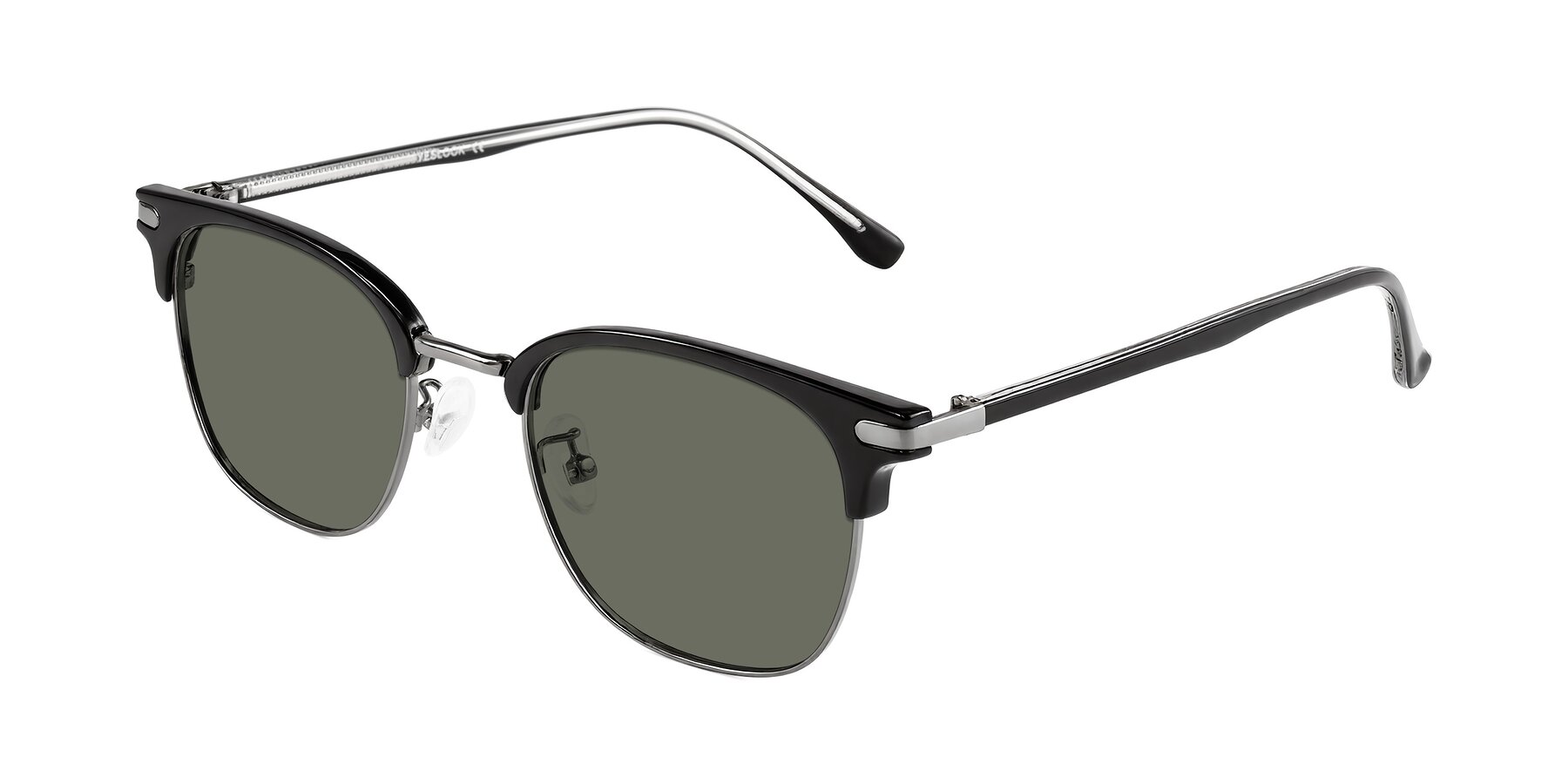 Angle of Raguti in Black/Gunmetal with Gray Polarized Lenses