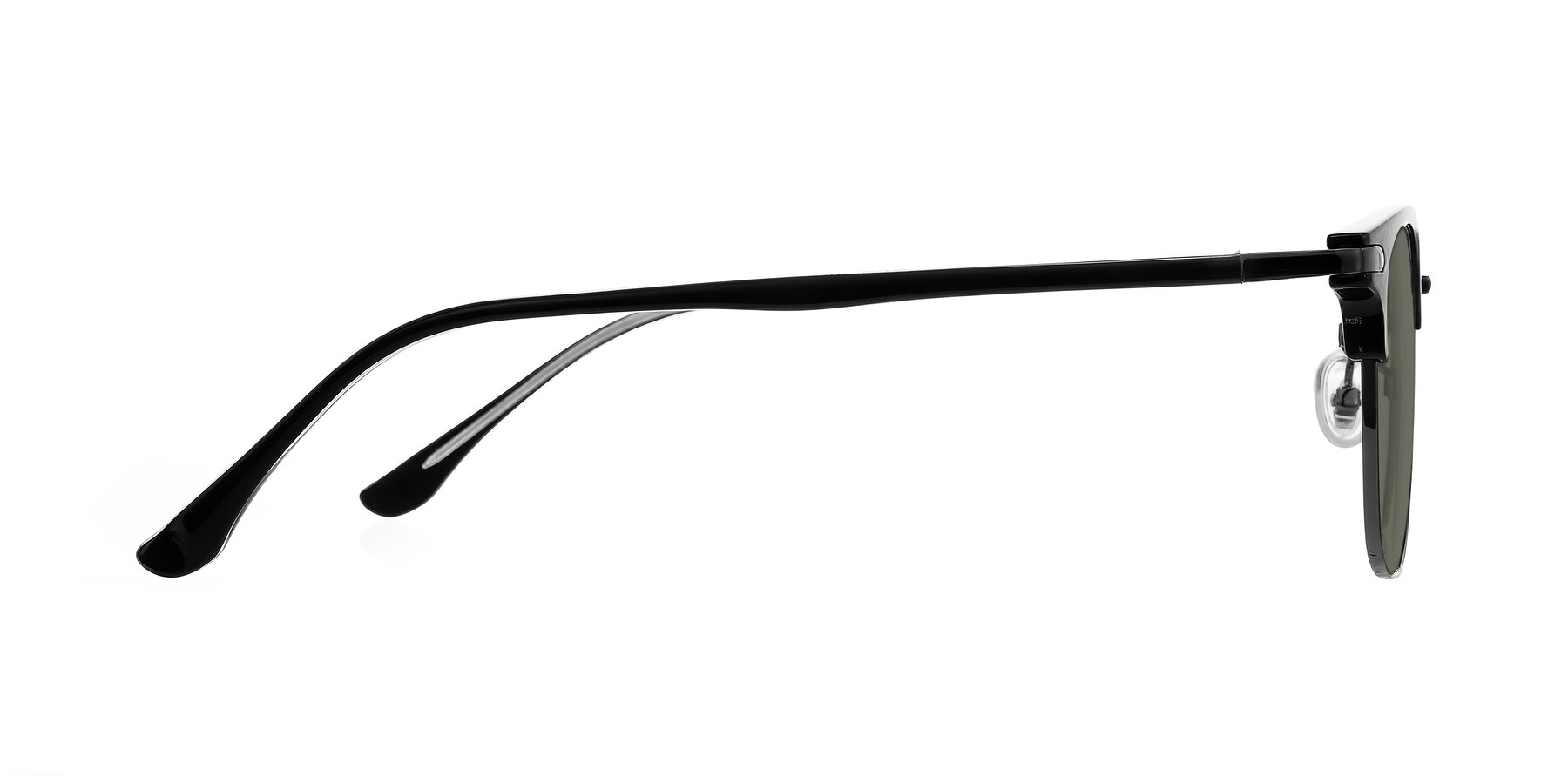 Side of Raguti in Black/Gunmetal with Gray Polarized Lenses