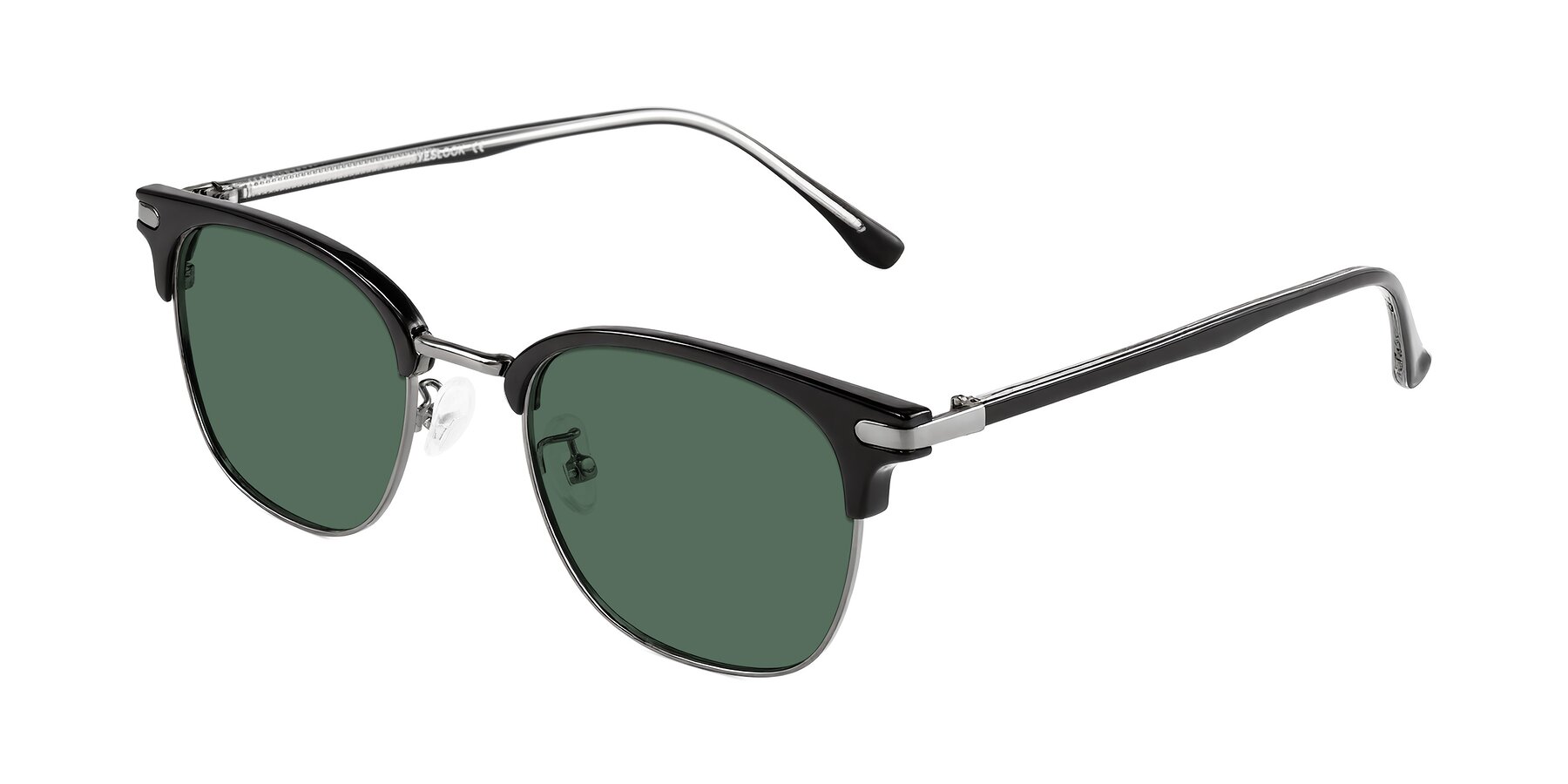 Angle of Raguti in Black/Gunmetal with Green Polarized Lenses