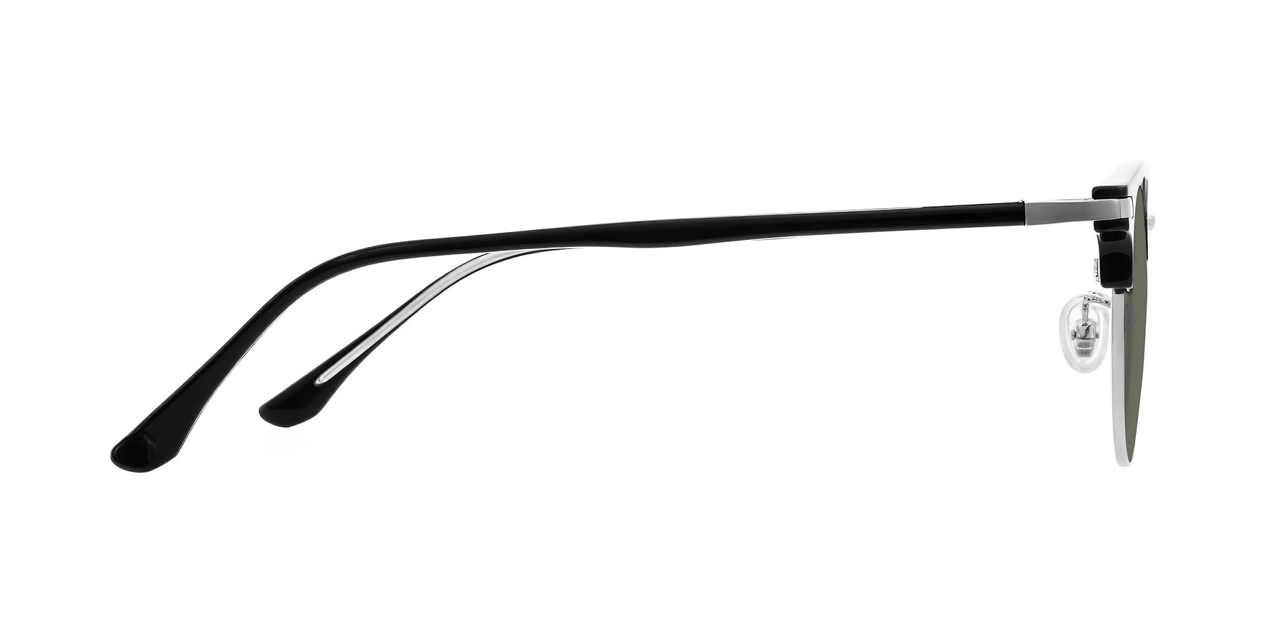 Side of Raguti in Black/Silver with Gray Polarized Lenses