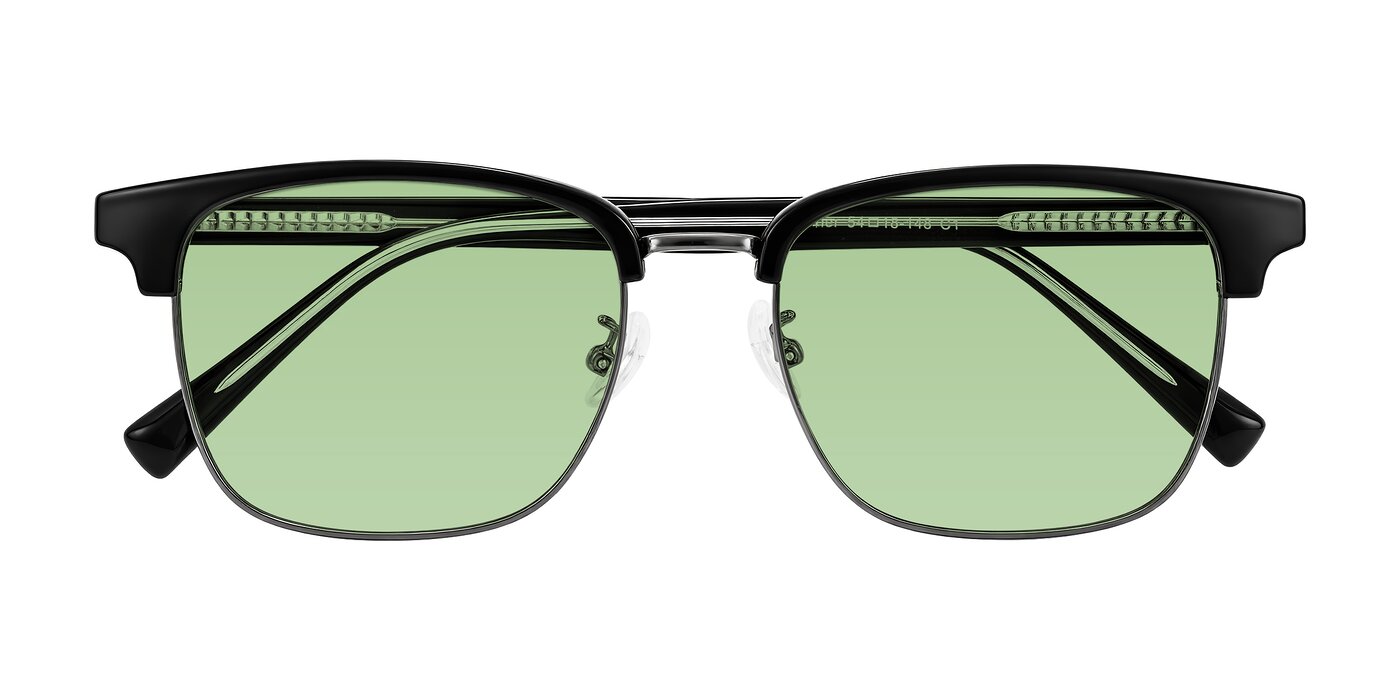 Waxler - Black/Gunmetal Tinted Sunglasses