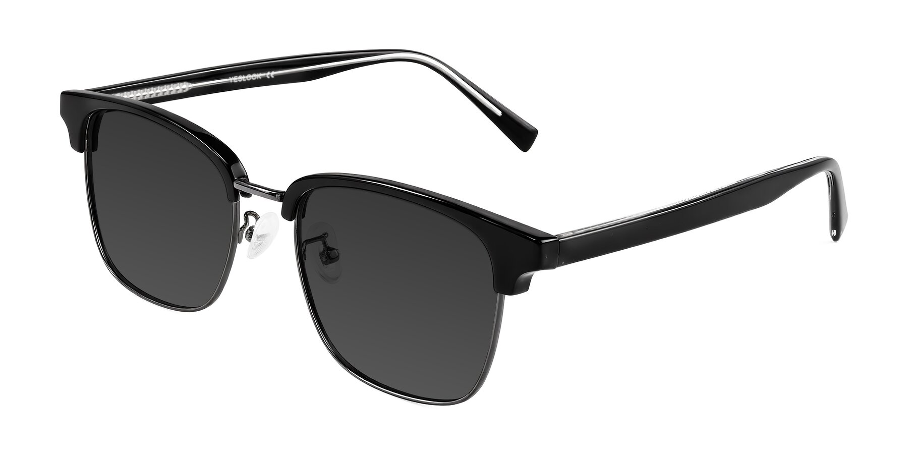 Angle of Waxler in Black/Gunmetal with Gray Tinted Lenses