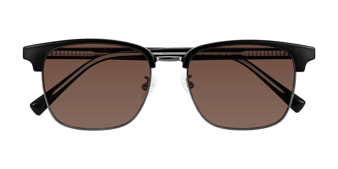 Waxler - Black/Gunmetal Tinted Sunglasses