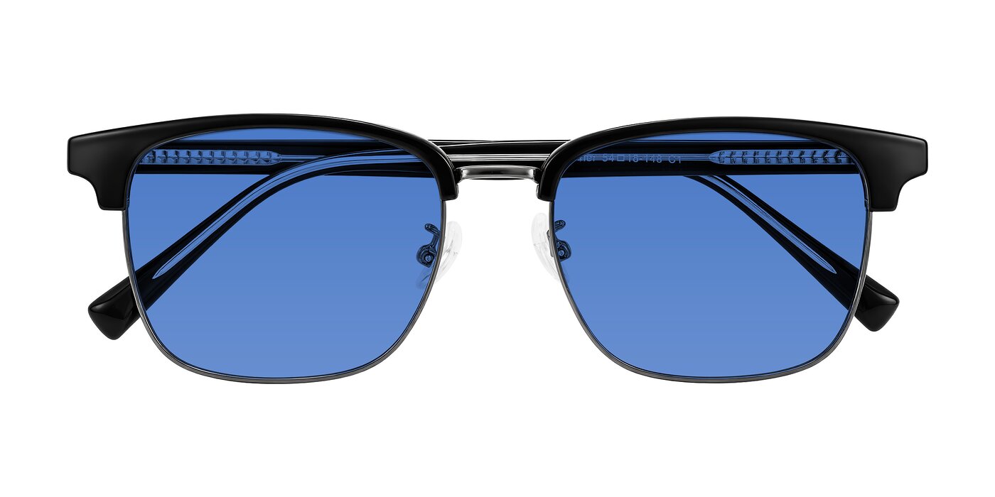 Waxler - Black/Gunmetal Tinted Sunglasses