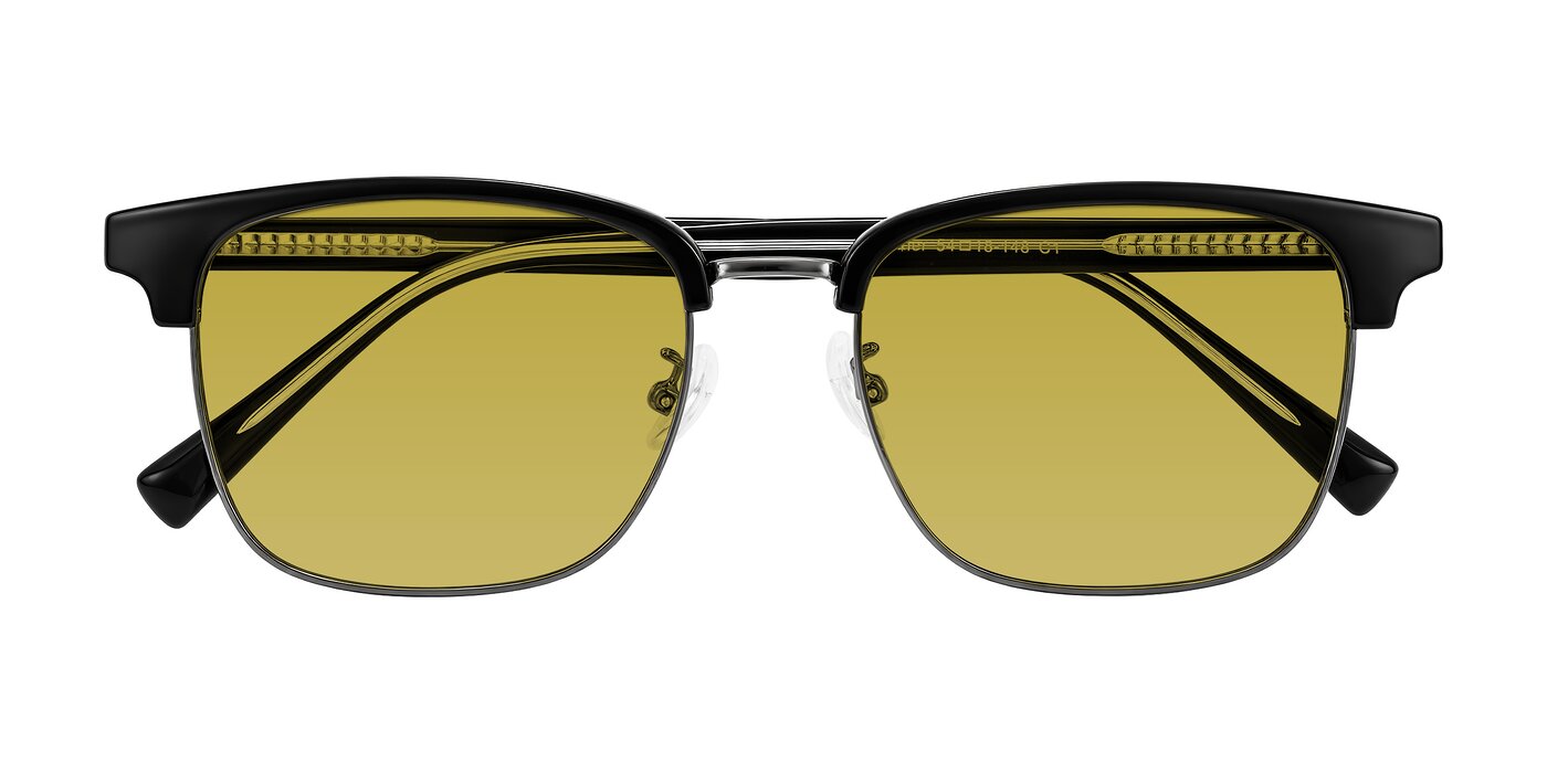 Waxler - Black/Gunmetal Tinted Sunglasses