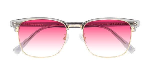 Front of Waxler in Crystal Gray/Gold