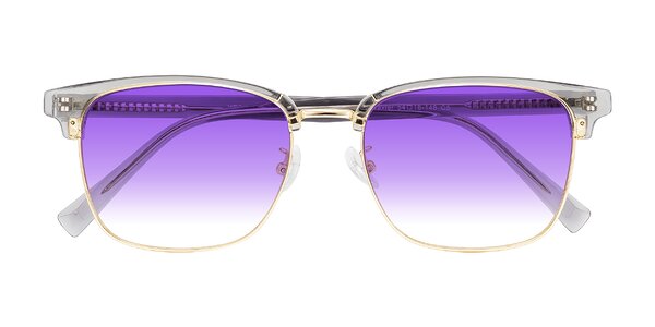 Front of Waxler in Crystal Gray/Gold