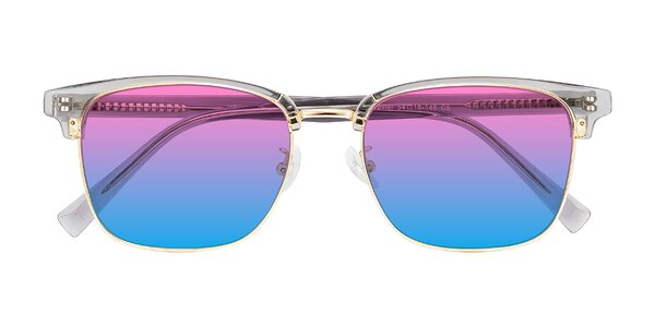 Front of Waxler in Crystal Gray/Gold